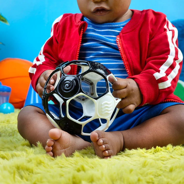 Bright Starts Grippin' Goals Rattle Ball - Black & White Toys USA, Lebanon