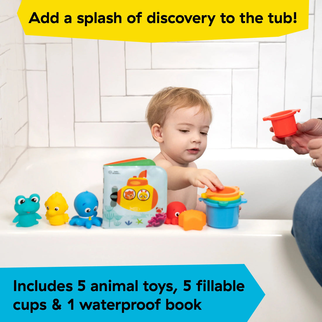 Baby Einstein Opus Bath Pals 11-Piece Bath Gift Set Bath Toy