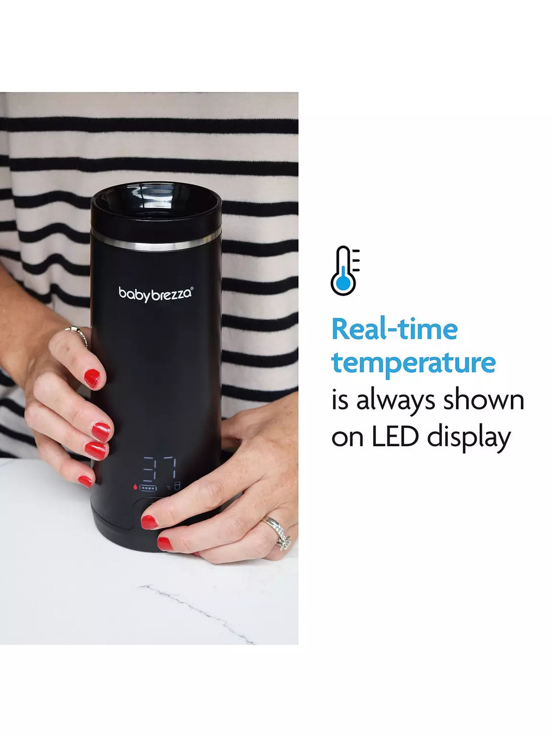 SuperFast Portable Bottle Warmer / All Black