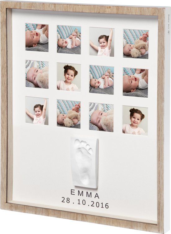 Baby Art My Very First Year Frame Wood and White | Prenatal, Babies, Nusring, Cybex, Avent Keepsake Frame