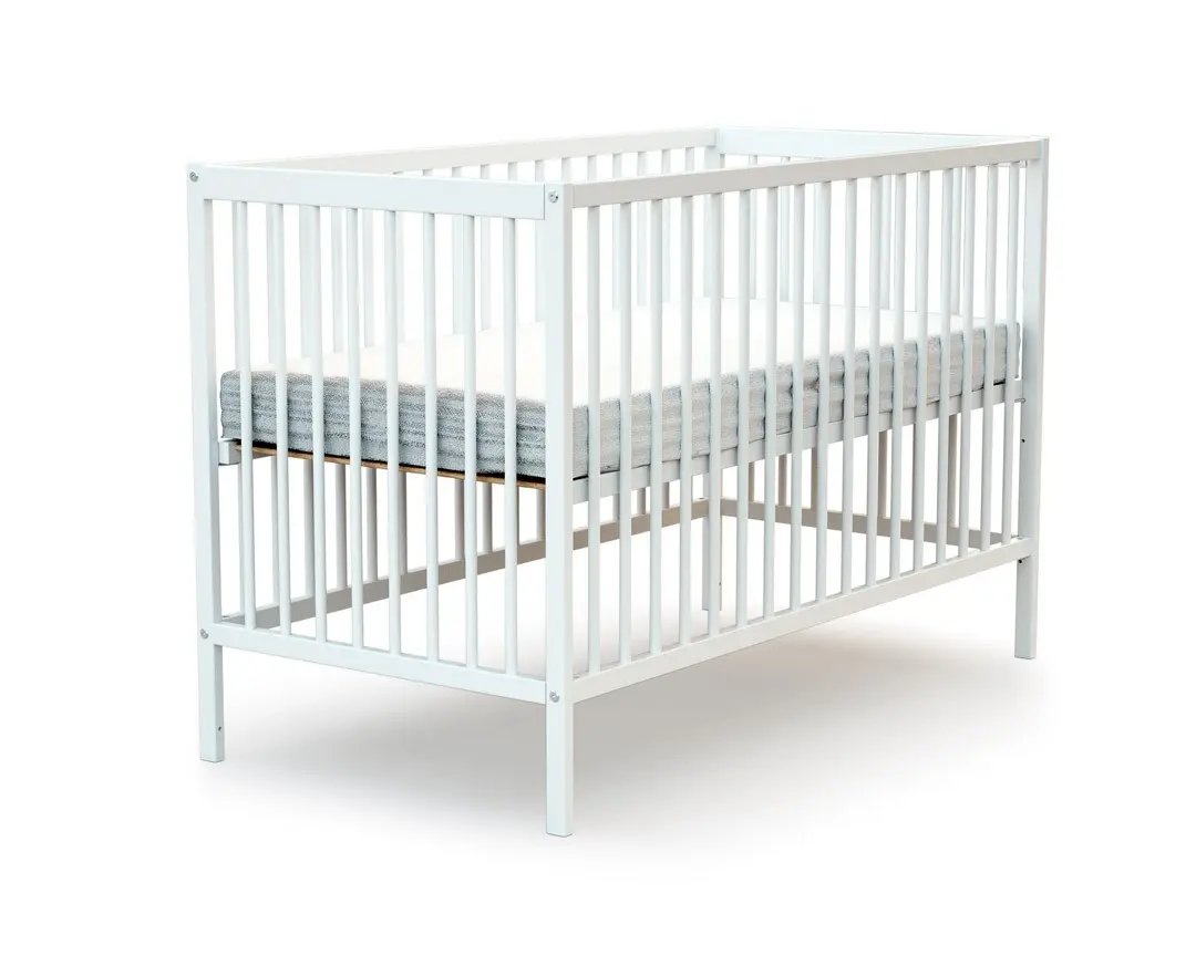 Webaby Essentiel White Bed 60x120 Cm Cot Bed