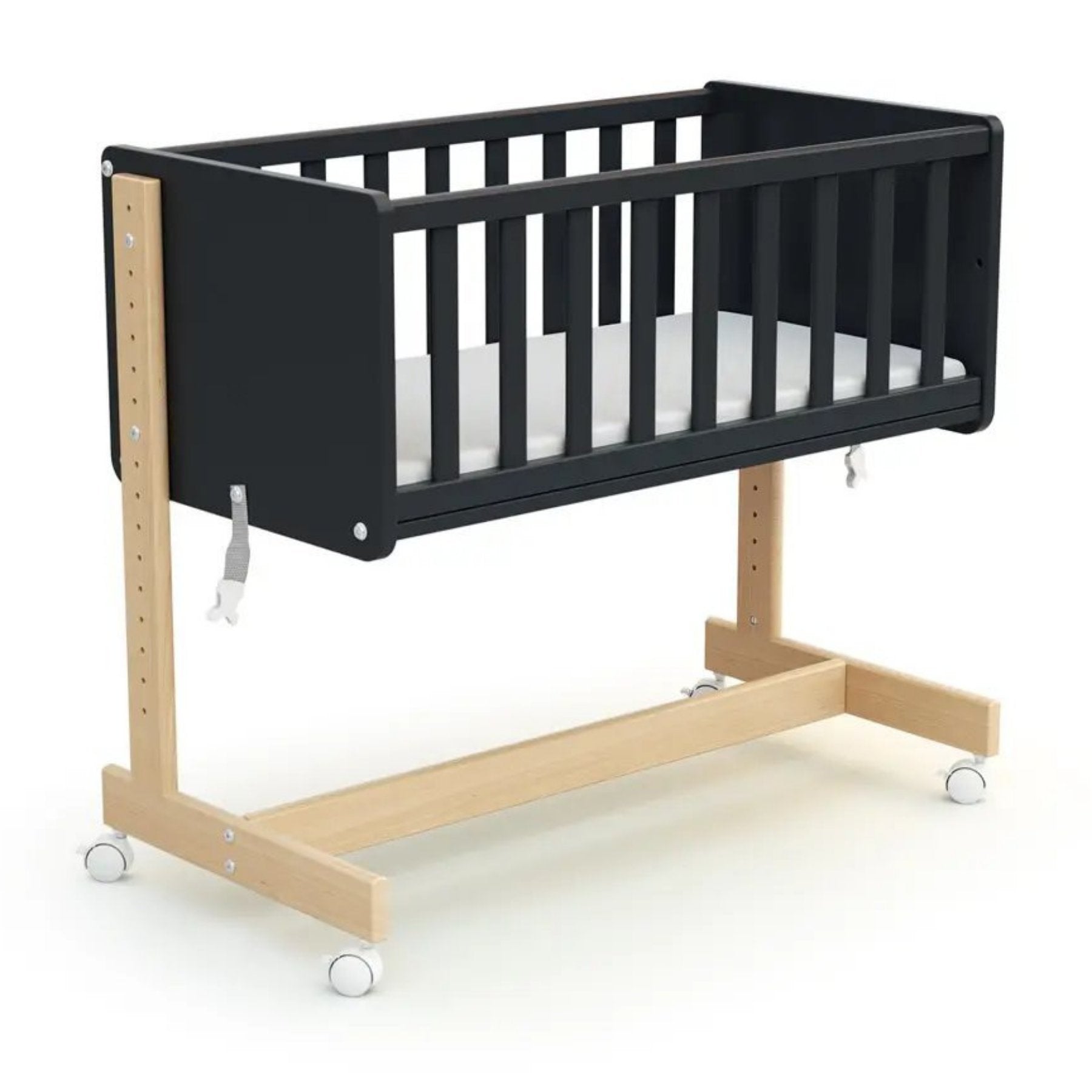 Webaby Comfort Graphite Grey and Beech Cradle | Prenatal, Babies, Nusring, Cybex, Avent Cradle
