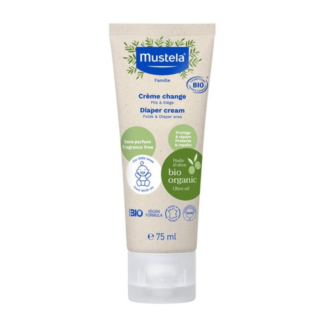 Mustela Certified Organic Changing Cream 75ml | Prenatal, Babies, Nusring, Cybex, Avent Diaper Cream