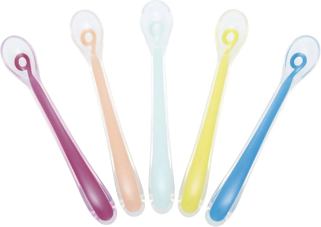 Babymoov Silicone Baby Spoon Multi-colour 1st Age Pack of 5 | Prenatal, Babies, Nusring, Cybex, Avent Utensil