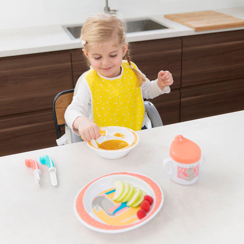 Badabulle Yummy Lunch Set - Coral | Prenatal, Babies, Nusring, Cybex, Avent Feeding Set