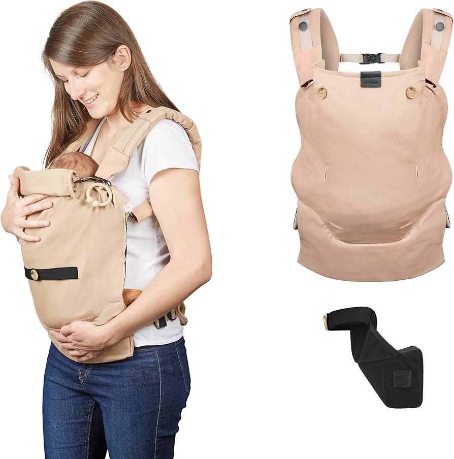 Babymoov Moov & Boost Hazelnut Beige Convertible Back Baby Carrier | Prenatal, Babies, Nusring, Cybex, Avent Carrier
