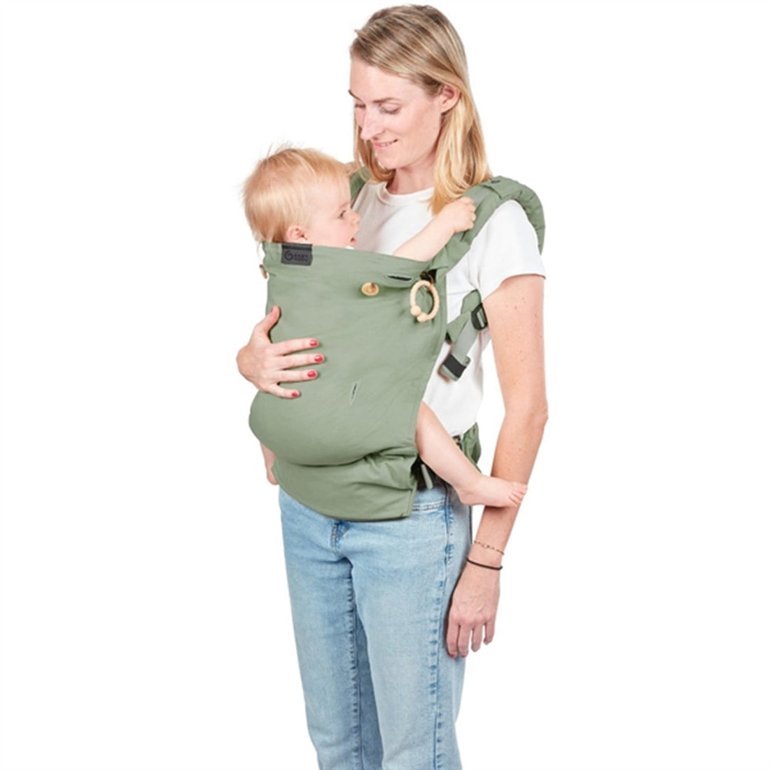 Babymoov Moov & Boost 2-in-1 Newborn Baby Carrier and Booster Seat - Sage | Prenatal, Babies, Nusring, Cybex, Avent Carrier