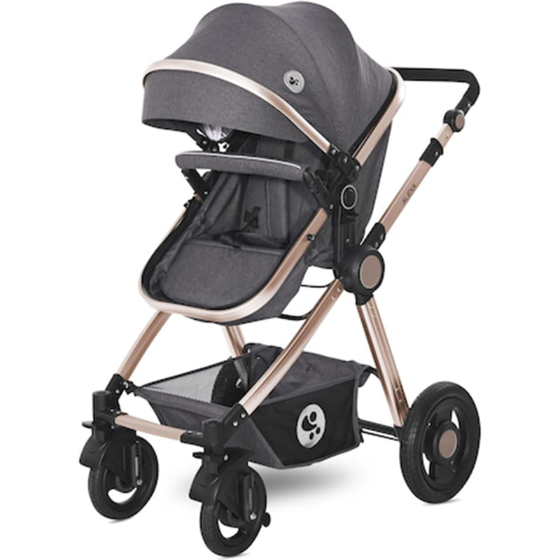 Lorelli Alexa Adjustable Stroller 3-in-1 Suitable For Newborn Luxe Black 14.65Kg Strollerpk USA, Lebanon