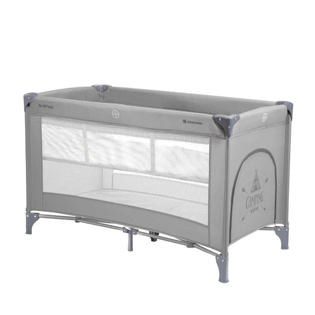 Kikkaboo Baby cot 2 levels So Gifted Travel Cot