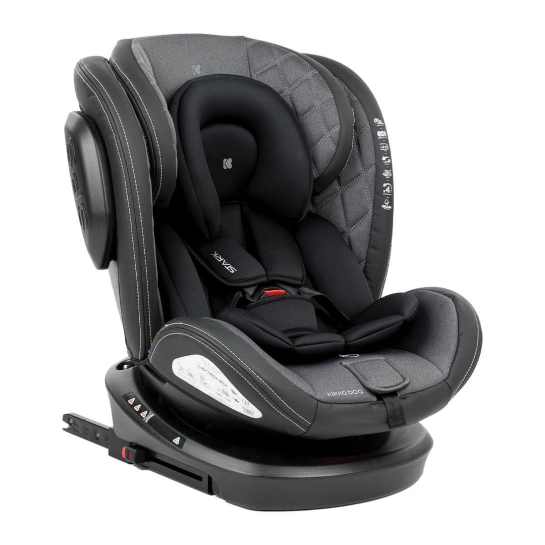 Kikkaboo Car Seat 0-1-2-3 Stark - Black | Prenatal, Babies, Nusring, Cybex, Avent Car Seat