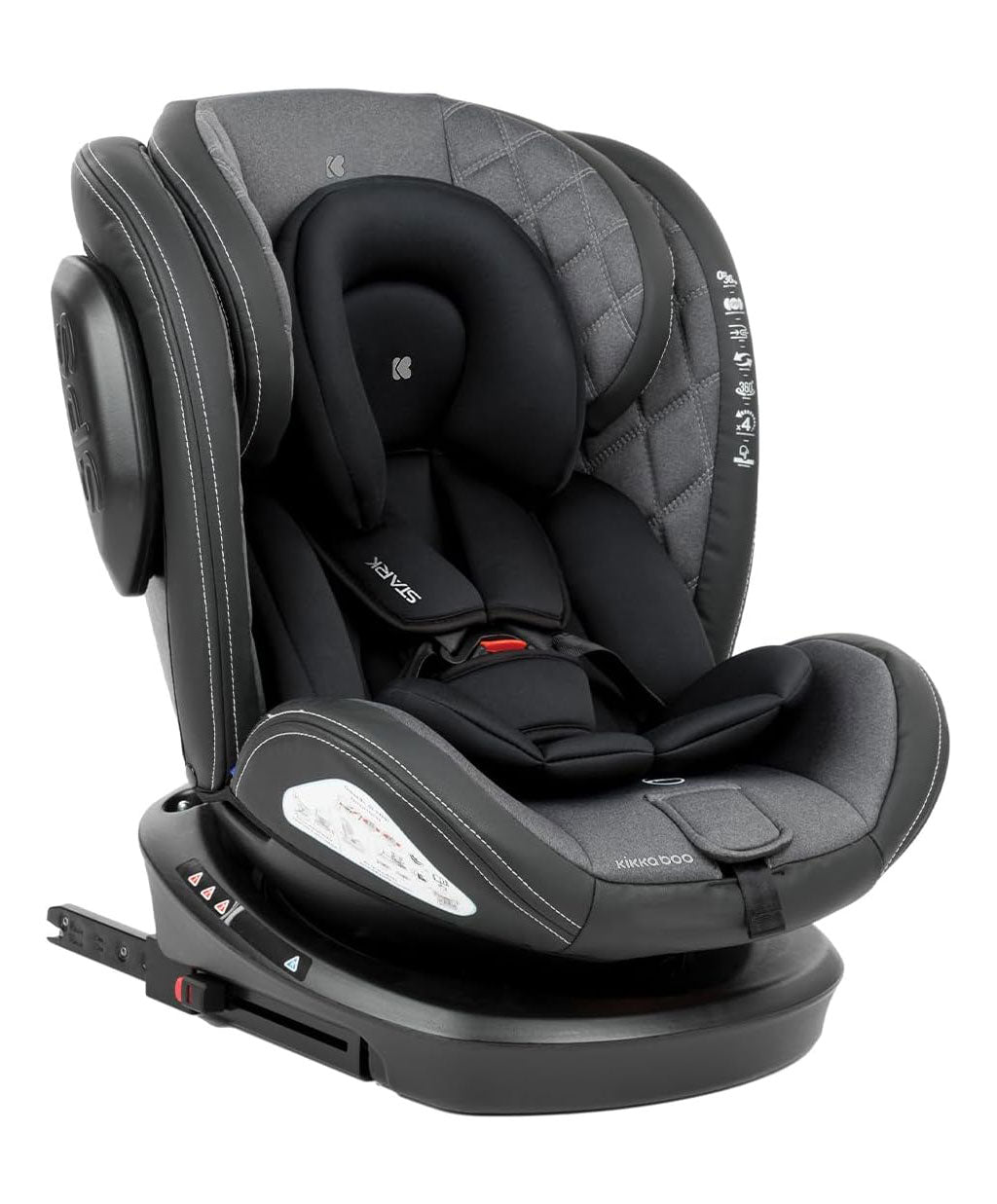 Kikkaboo Car Seat 0-1-2-3 Stark - Black | Prenatal, Babies, Nusring, Cybex, Avent Car Seat