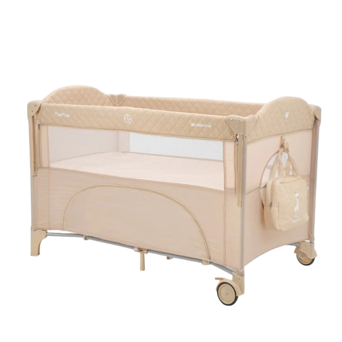 Kikkaboo Milky Way Baby Cot Levels Travel Cot with