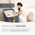 Kikkaboo Amaris Bedside Crib | Prenatal, Babies, Nusring, Cybex, Avent Bedside Crib