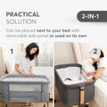 Kikkaboo Amaris Bedside Crib | Prenatal, Babies, Nusring, Cybex, Avent Bedside Crib