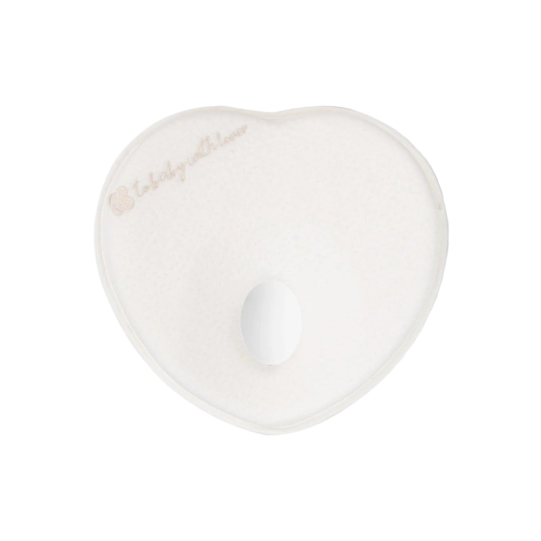 Kikkaboo Heart Airknit White Baby Pillow