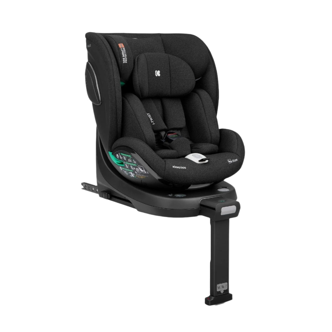 Kikkaboo I-Twist Black Car Seat I-Size 40-150cm | Prenatal, Babies, Nusring, Cybex, Avent Car Seat