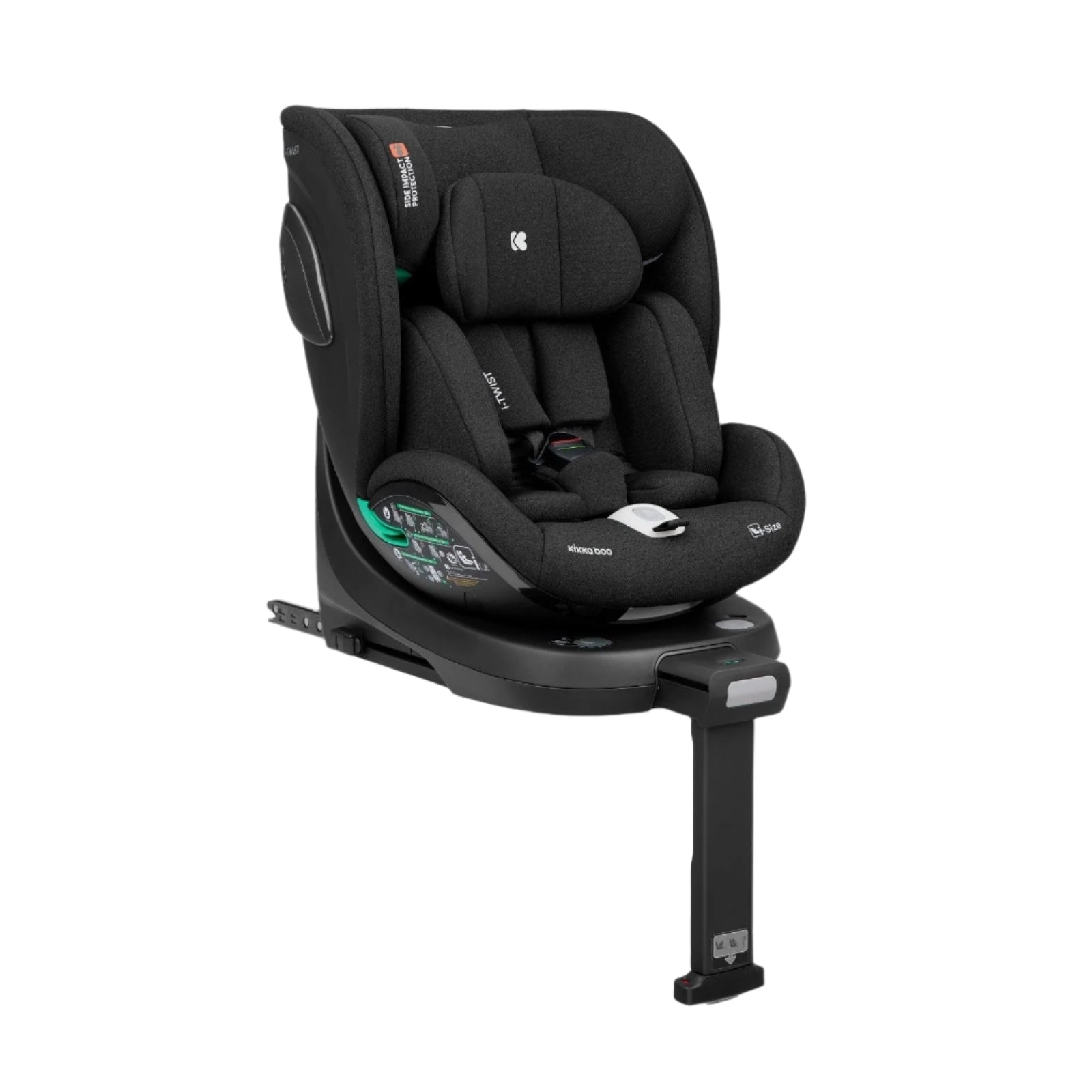 Kikkaboo I-Twist Black Car Seat I-Size 40-150cm | Prenatal, Babies, Nusring, Cybex, Avent Car Seat