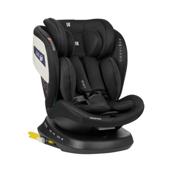 Kikkaboo Car Seat Shift Isofix 0-36Kg, Black Group 0123 USA, Lebanon