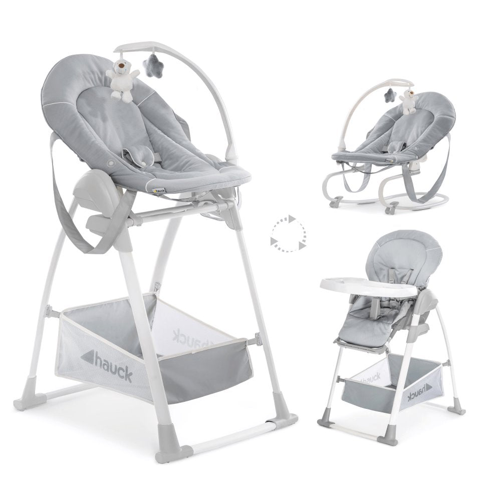hauck sit'n relax Hauck Sit N Relax 3-in-1 Highchair - Stretch Grey
