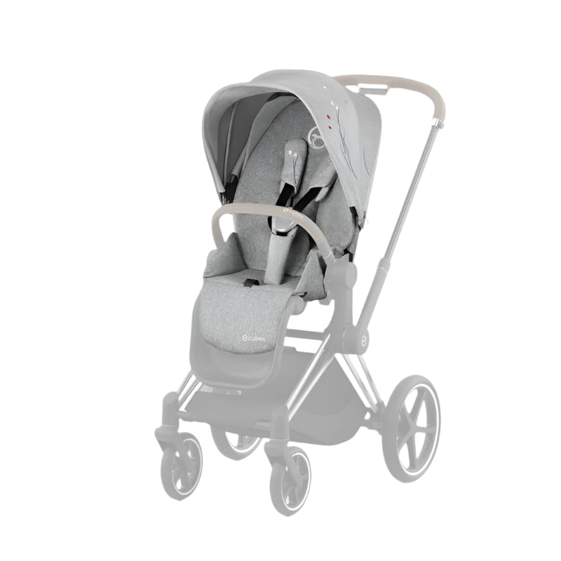 Cybex Priam Seat Pack Koi Mid Grey Stroller Seat with