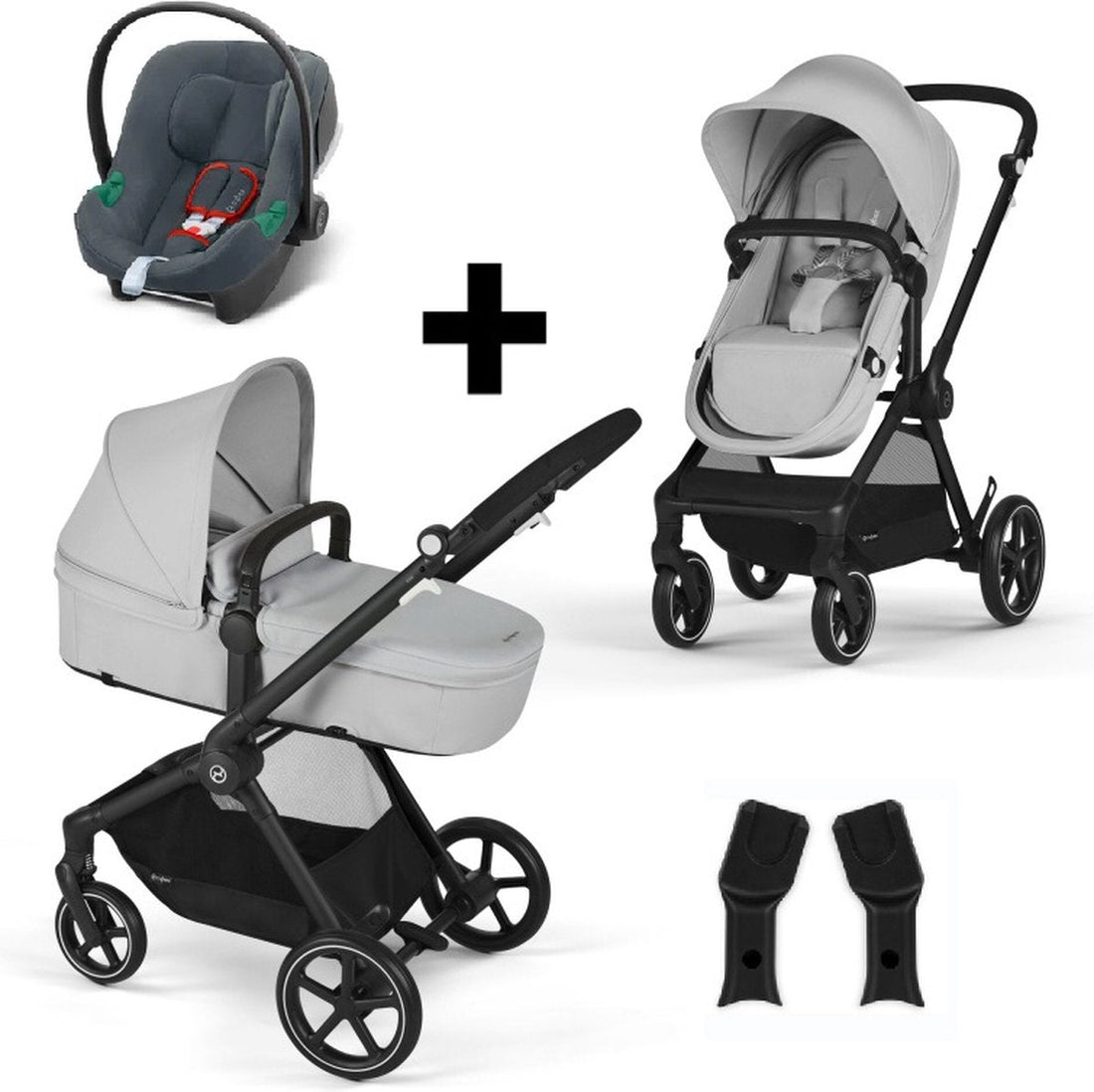 Cybex EOS Basic Lava Grey with Aton B2 i-Size & Adapter | Prenatal, Babies, Nusring, Cybex, Avent Stroller