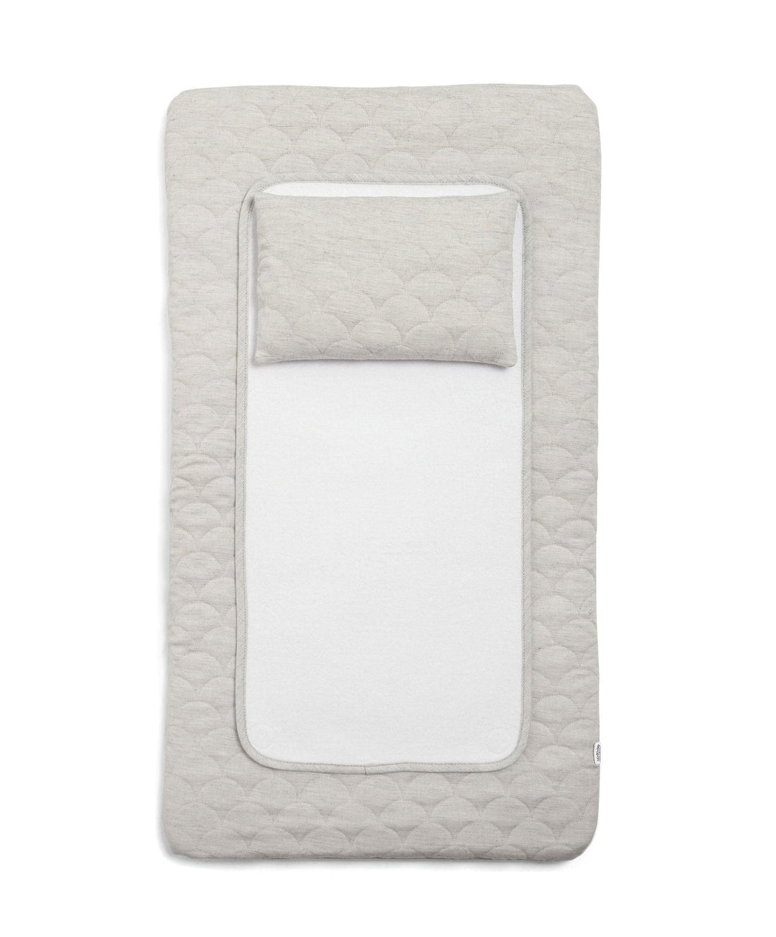 Mamas & Papas Welcome To The World Luxury Changing Mat - Scalloped Grey | Prenatal, Babies, Nusring, Cybex, Avent Changing Mat