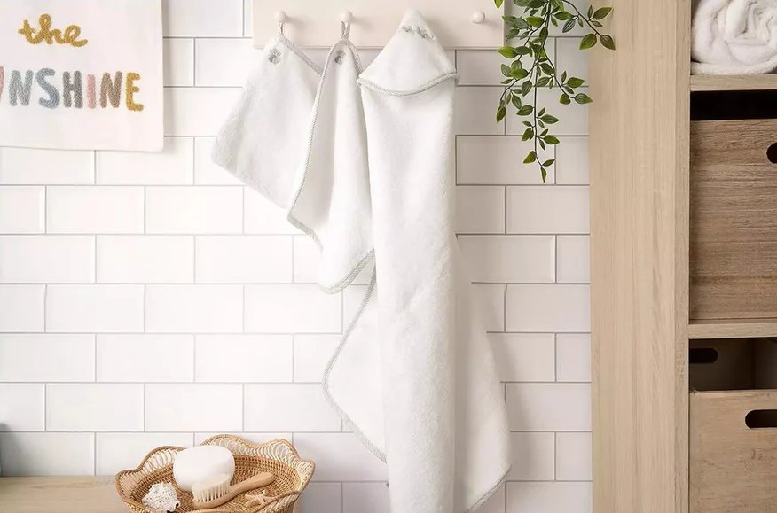 Mamas & Papas Elephant Print Baby Towelling Set Pack of 3 | Prenatal, Babies, Nusring, Cybex, Avent Bath Towel