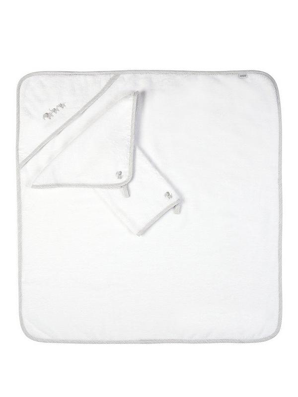 Mamas & Papas Elephant Print Baby Towelling Set Pack of 3 | Prenatal, Babies, Nusring, Cybex, Avent Bath Towel