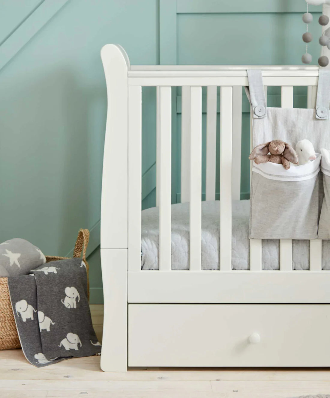 Mamas & Papas Mia Cotbed - White | Prenatal, Babies, Nusring, Cybex, Avent Cotbed