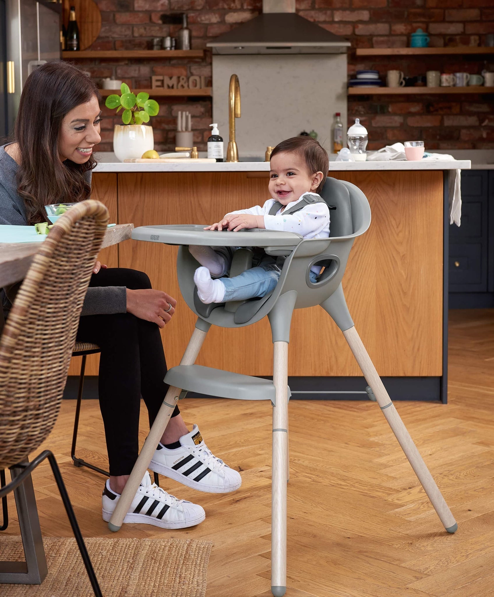 Mamas & Papas Juice Highchair - Washed Grey | Prenatal, Babies, Nusring, Cybex, Avent Highchair