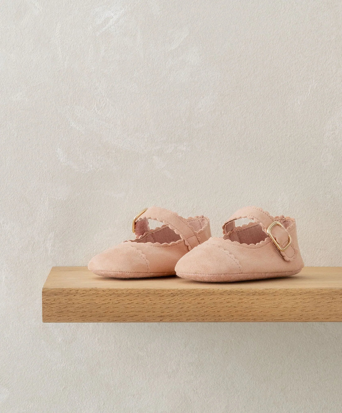 Mamas & Papas Scallop Pram Shoes - Pink Pram Shoe