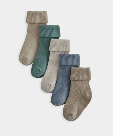 Mamas & Papas Ribbed Socks (5 Pack) Sock