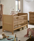 Mamas & Papas Esna Cotbed - Rattan Cot Bed