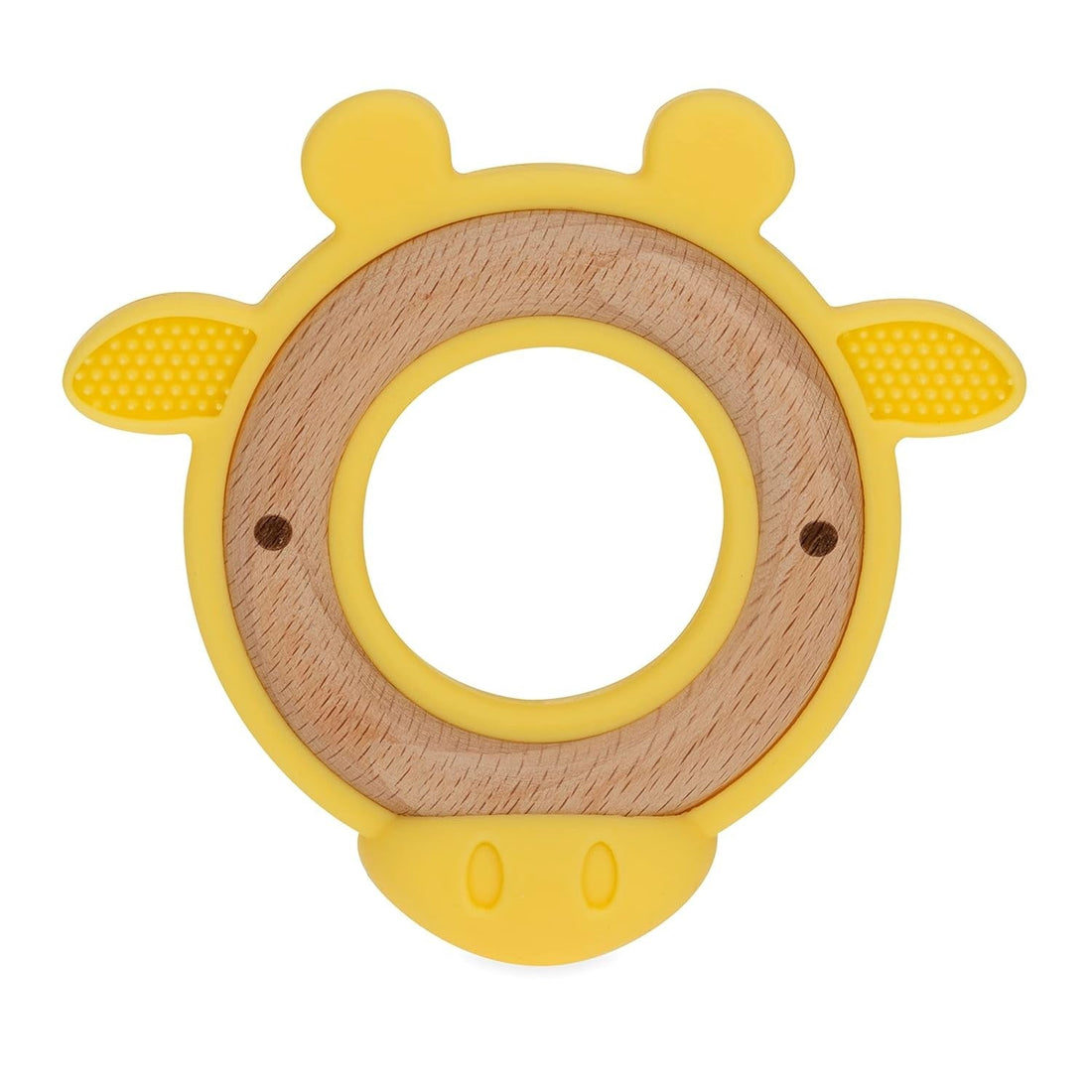 Nuby Wooden & Silicone Animal Teether Tiger 3m+ | Prenatal, Babies, Nusring, Cybex, Avent Teether