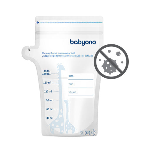Babyono Breast Milk Storage Bags 180ml Pack of 30 | Prenatal, Babies, Nusring, Cybex, Avent Breastfeeding Milk Storage