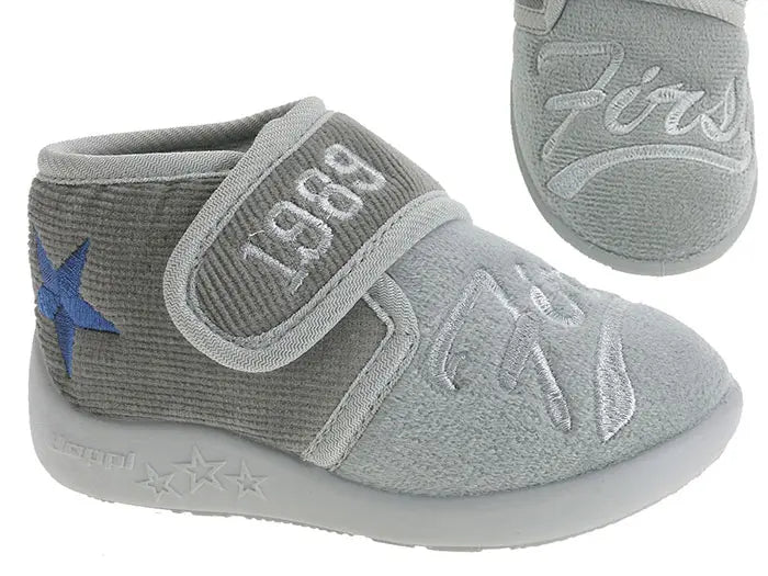 Beppi Indoor Shoe Children Grey slipper