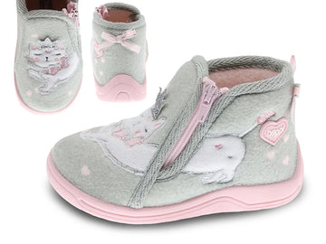 Beppi Baby slippers with zipper closure Unicorn  Indoor Shoe