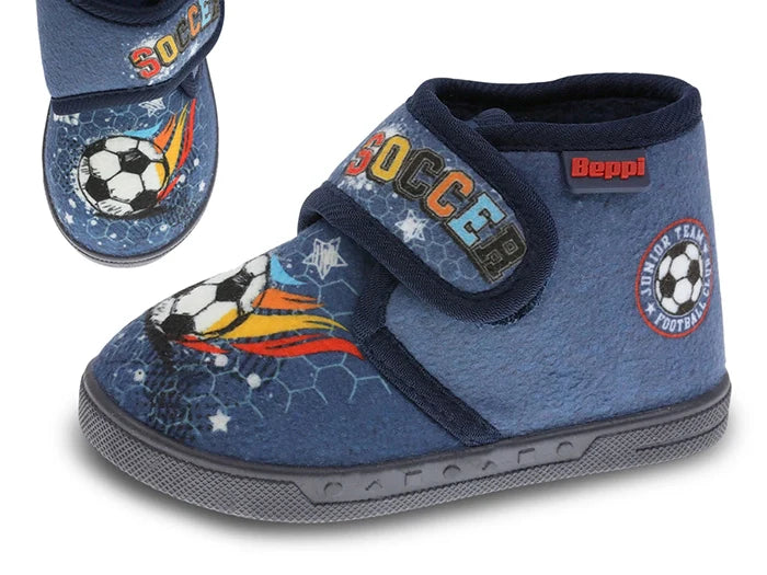 Beppi Baby slippers with a soccer theme slipper