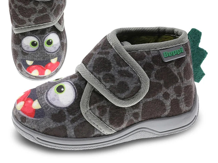 Beppi Children's slippers with dinosaur print Indoor Shoe