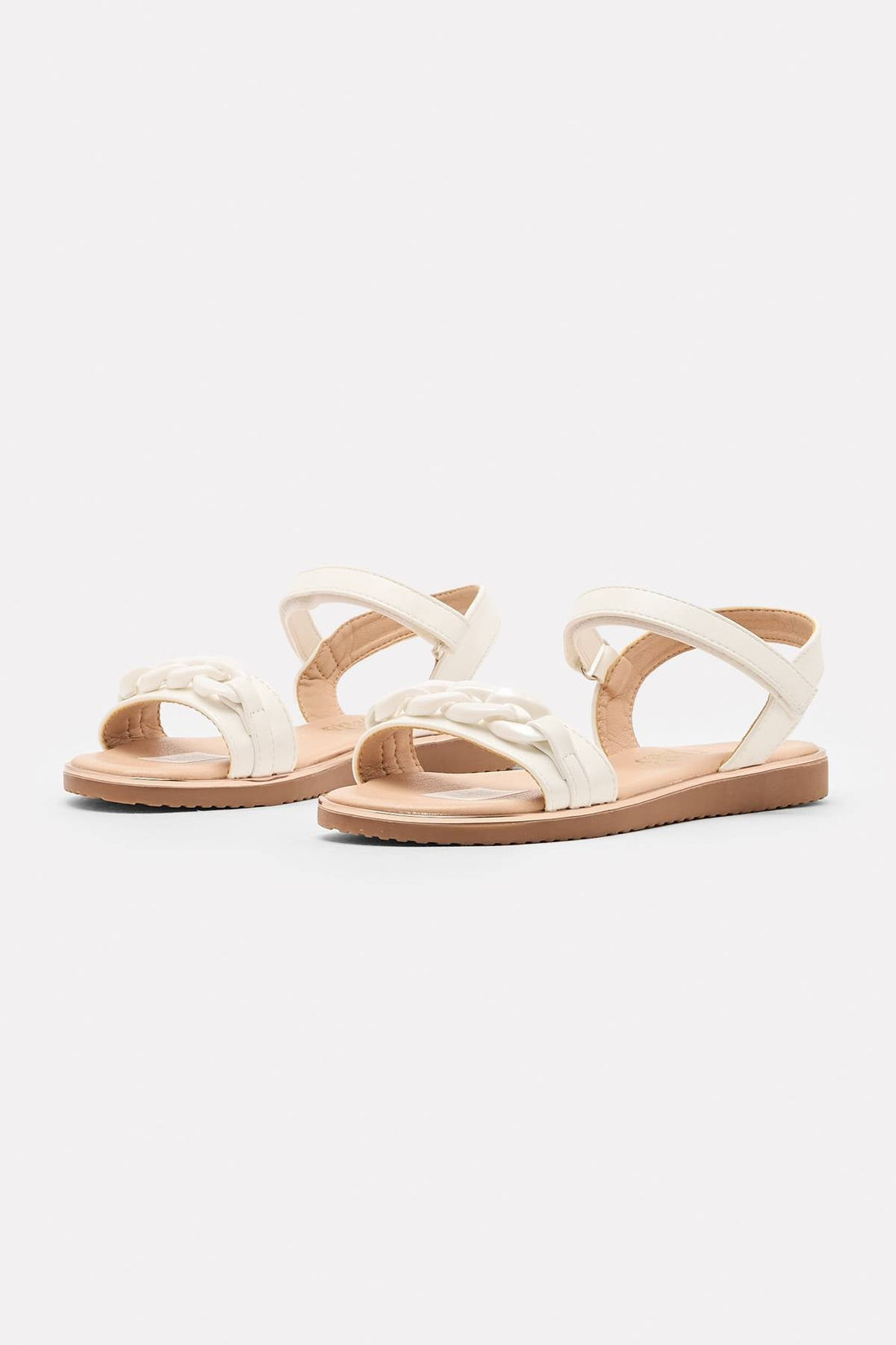Beppi White Strappy Sandal Sandal USA, Lebanon
