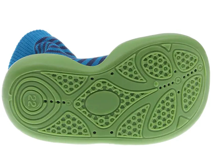 Beppi Baby slippers with a dinosaur theme. Slipper