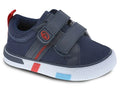 Beppi Baby Navy Canvas Shoe With Velcro Canvas Shoe, USA international shipping, lebanon, babies