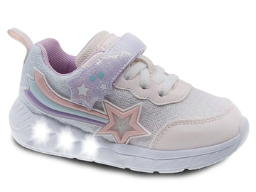 Beppi Moonlight Lighting Shoes White & Purple Lighting Shoes, USA international shipping, lebanon, babies