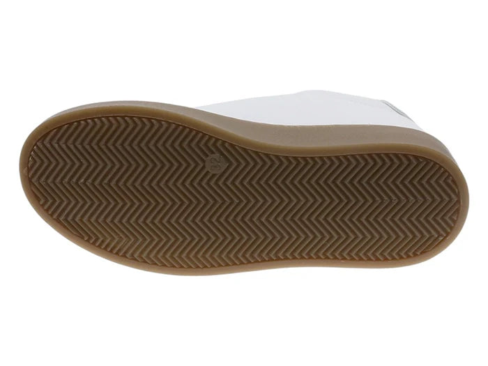 Beppi Casual shoe in synthetic leather White Beige Casual Shoe