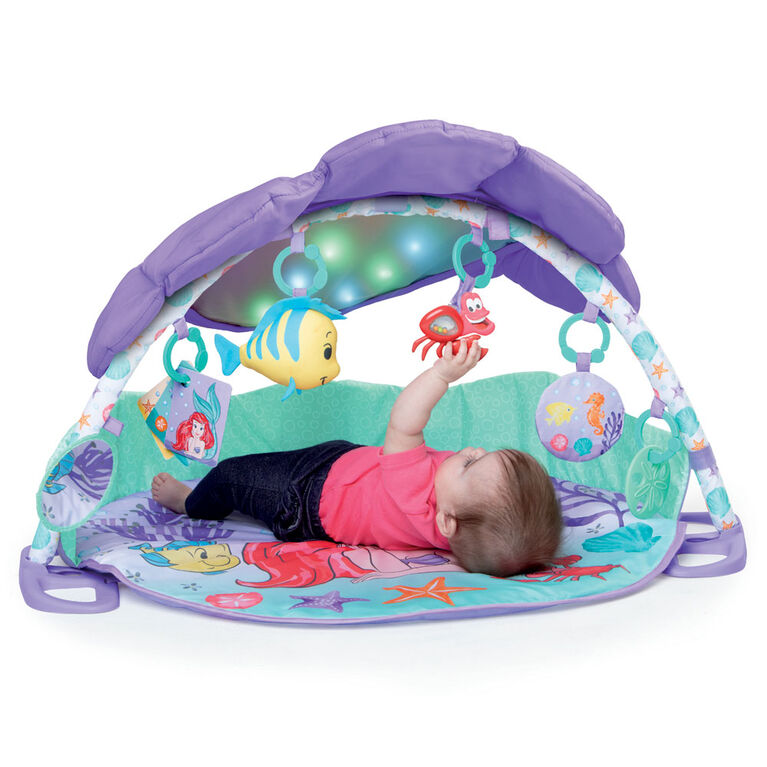 Bright Starts The Little Mermaid Twinkle Trove Lights & Music Activity Gym | Prenatal, Babies, Nusring, Cybex, Avent Playmat & Gym