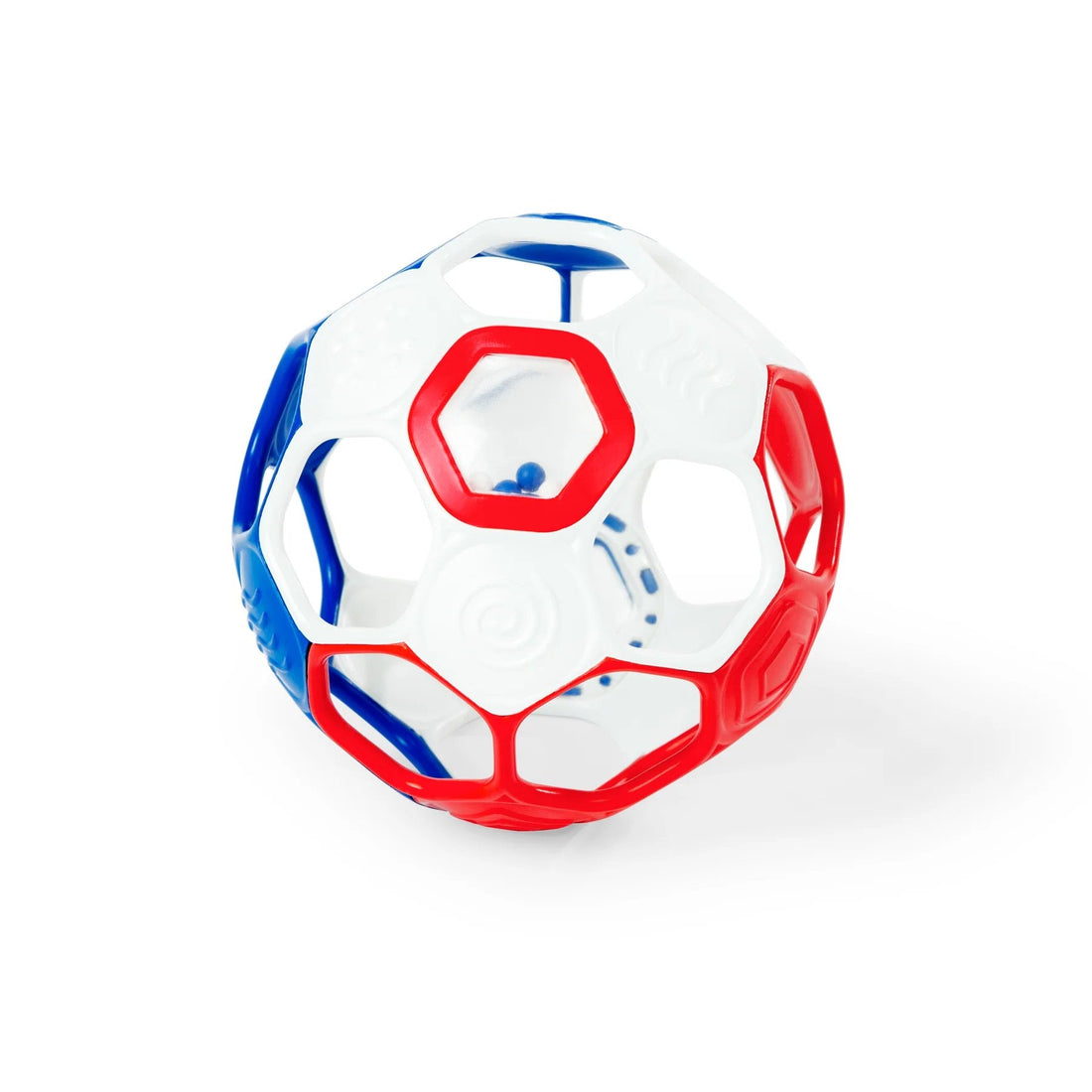 Bright Starts Grippin’ Goals Rattle Ball - Red, White, & Blue | Prenatal, Babies, Nusring, Cybex, Avent Rattle Toy