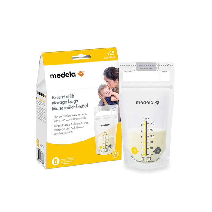 Medela Breastmilk Storage Bags Pack of 25 | Prenatal, Babies, Nusring, Cybex, Avent Breastfeeding Milk Storage