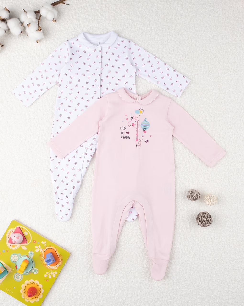 Prenatal Pack of 2 Girl "Giraffe" Onesies | Prenatal, Babies, Nusring, Cybex, Avent Bodysuit
