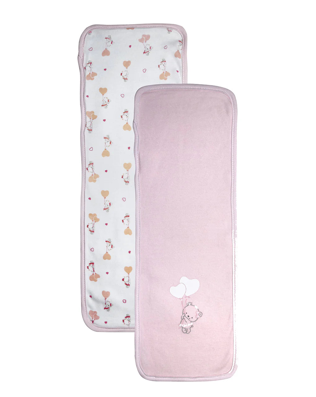 Prenatal Anti-regurgitation wipe Pink Bib