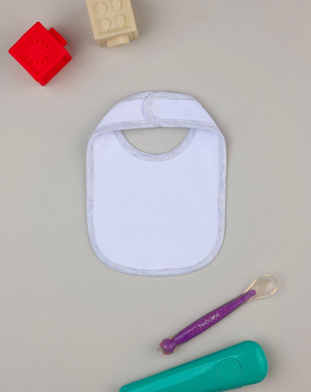 Prenatal Unisex - Grey Family Bib - White | Prenatal, Babies, Nusring, Cybex, Avent Bib